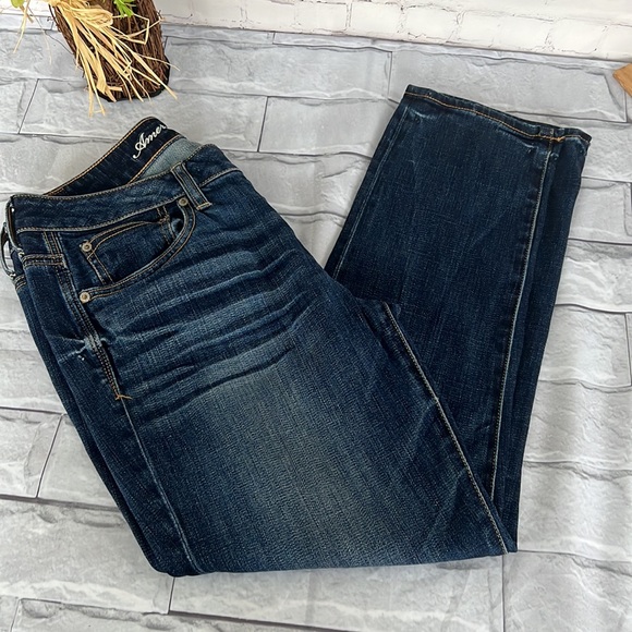 American Eagle STRETCH Slouchy whisk Jeans size 6 - Picture 6 of 7